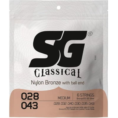Encordoamento para Nylon SG Bronze Tensão Média ref.5280