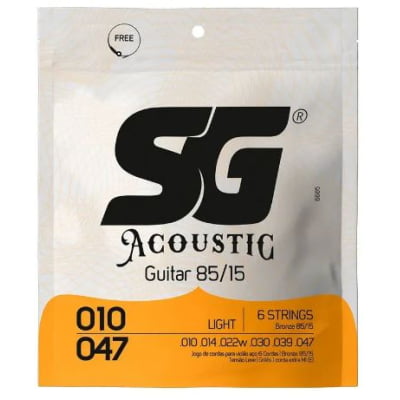 Encordoamento para Violão Aço 010 SG Bronze ref.6685