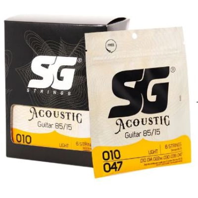 Encordoamento para Violão Aço 010 SG Bronze ref.6685