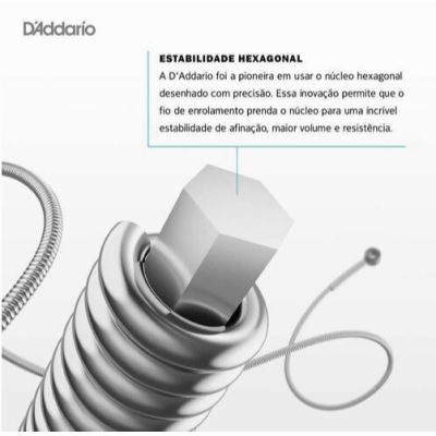 Encordoamento para Violão de Aço D'Addario EJ13 80/20 Bronze Medida .011 - .052 – Custom Ligh