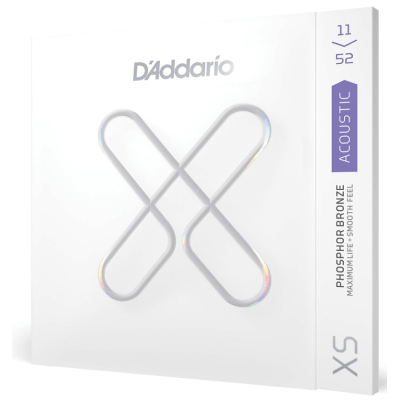 Encordoamento Violão Aço D'Addario XS Phosphor Bronze XSAPB1152 Custom Light 011-052