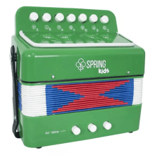 Acordeon Infantil Spring Kids SPK-73 - COR: Verde 