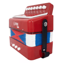 Acordeon Infantil Spring Kids SPK-73 - COR: Vermelho