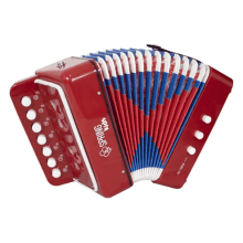 Acordeon Infantil Spring Kids SPK-73 - COR: Vermelho