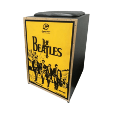 Cajon JAGUAR Eletroacústico K2 Pro - MODELO: COR 016EQ(The Beatles)