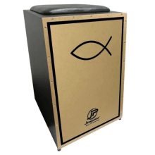 Cajon JAGUAR Eletroacústico K2 Pro - MODELO: PB 002EQ(Peixe) 