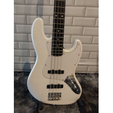 Contra Baixo 4 cordas Malibu Jazz Bass JB-1 - COR: WH(Branco), ESCUDO: Branco 