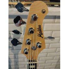 Contra Baixo 5 cordas Malibu Passivo Jazz Bass SS Alnico V JB-500 - COR: SB(Sunbusrt) 