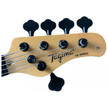  Contra Baixo 5 cordas Tagima Woodstock mod.JJ TW-73 - COR: MDSV(Metallic Deep Silver), ESCUDO: BK(Preto) 
