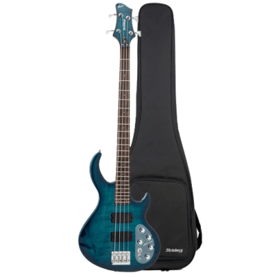 Contrabaixo 4 Cordas Strinberg Horizon H4B TBL Transparent Blue Ativo