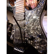 Guitarra Ibanez RG-370 DX c/Floyd Rose cor: Preta Com escudo   Semi-Nova
