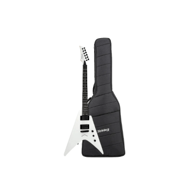 Guitarra Strinberg Flying V FVS-450 PW Pearl White com Captadores Humbucker
