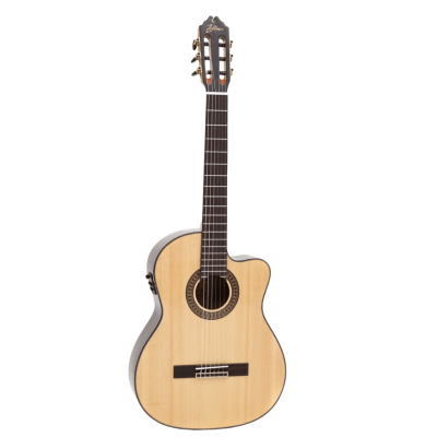 Violao Eletroacustico Classico Zellmer Primevo Spruce Cutaway Brilhante 2108 Violao Eletroacustico Classico Zellmer Primevo Spruce Cutaway Brilhante 2108