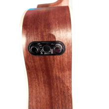 Violão Malibu Aço Folk Fuji Plus Tampo Sólido Mogno VFFJP  Com Efeitos Reverb, Chorus e Delay