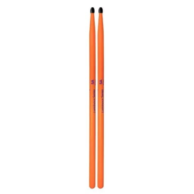 Baqueta LUMINOUS - MODELO: Ponta Nylon, MEDIDA: 5A, COR: Laranja