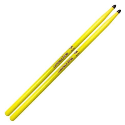 Baqueta LUMINOUS - MODELO: Ponta Nylon, MEDIDA: 5A, COR: Amarela