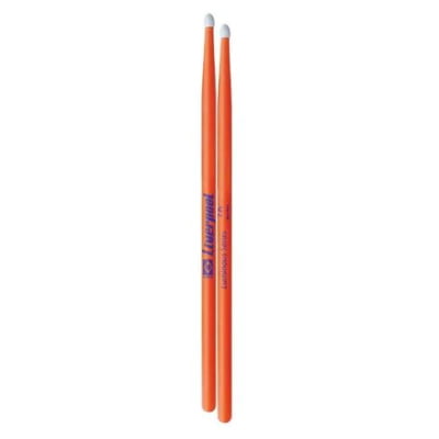 Baqueta LUMINOUS - MODELO: Ponta Nylon, MEDIDA: 7A, COR: Laranja