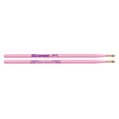 Baqueta Madeira BELLA - COR: Rosa, MEDIDA: 7A