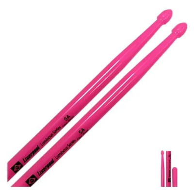 Baqueta NEON FLUORESCENTE - MEDIDA: 5A, COR: Pink