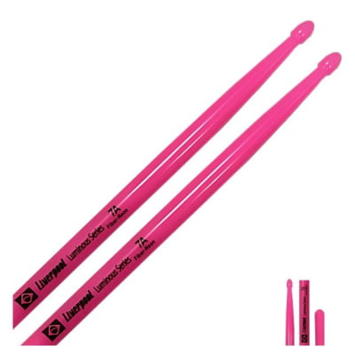 Baqueta NEON FLUORESCENTE - MEDIDA: 7A, COR: Pink