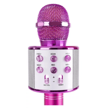 Microfone Bluetooth p/Karaokê Spring Kids SPK-015 - MODELO: Rosa 