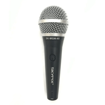 Microfone Dinâmico Vocal Skypix SK-MGA48 com Cabo Microfone Dinâmico Vocal Skypix SK-MGA48 com Cabo