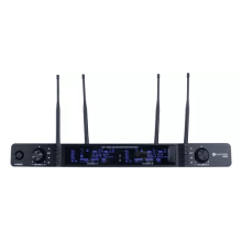 Microfone Kadosh UHF(200 freq) de Mão + Mão 4 antenas K-622M 