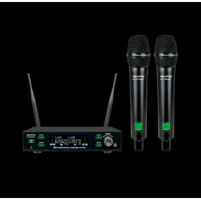 Microfone Sem Fio Duplo Skypix Pro 520 UHF
