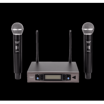 Microfone Sem Fio Duplo Skypix SK-M58D UHF