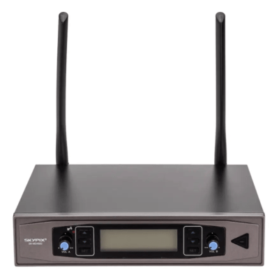 Microfone Sem Fio Duplo Skypix SK-MH02D UHF