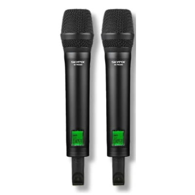 Microfone SKYPIX UHF(200 freq) de Mão + Mão PRO900