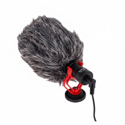 Microfone para Câmera e Celular Skypix SK-MM1 Shotgun Compacto