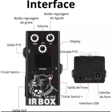 Pedal para Guitarra  M-VAVE IR Box 