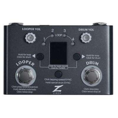 Pedal para Guitarra ZIRON EFX Drum Looper