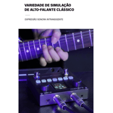 Pedaleira para Guitarra  M-VAVE Blackbox  Born To Rock